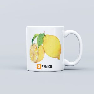Fruit Theme Ceramic Mug - Lemon
