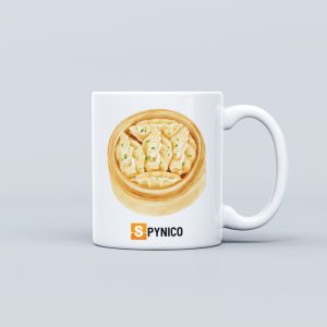 Food Themed Ceramic Mug - Steamed Dumplings