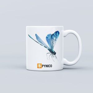 Insect Theme Ceramic Mug - Dragonfly