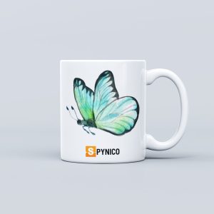 Insect Theme Ceramic Mug - Butterfly