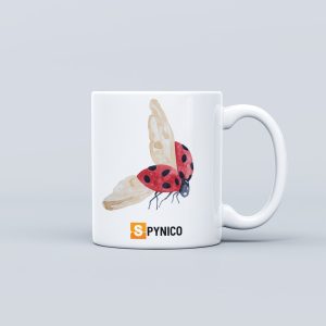 Insect Theme Ceramic Mug - Ladybug