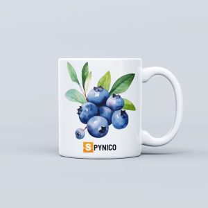 Fruit Theme Ceramic Mug - Blueberry