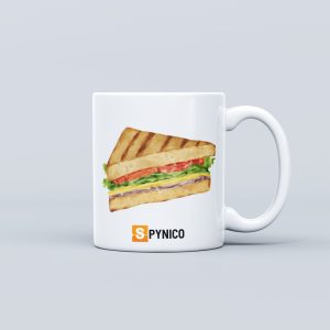 Food Themed Ceramic Mug - Sandwich