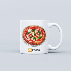 Food Themed Ceramic Mug - Pizza